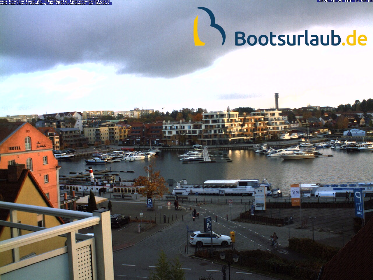 Aktuelles Webcam-Bild der Marina Eldenburg in Waren (Müritz)